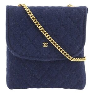 CHANEL Blue Pouch